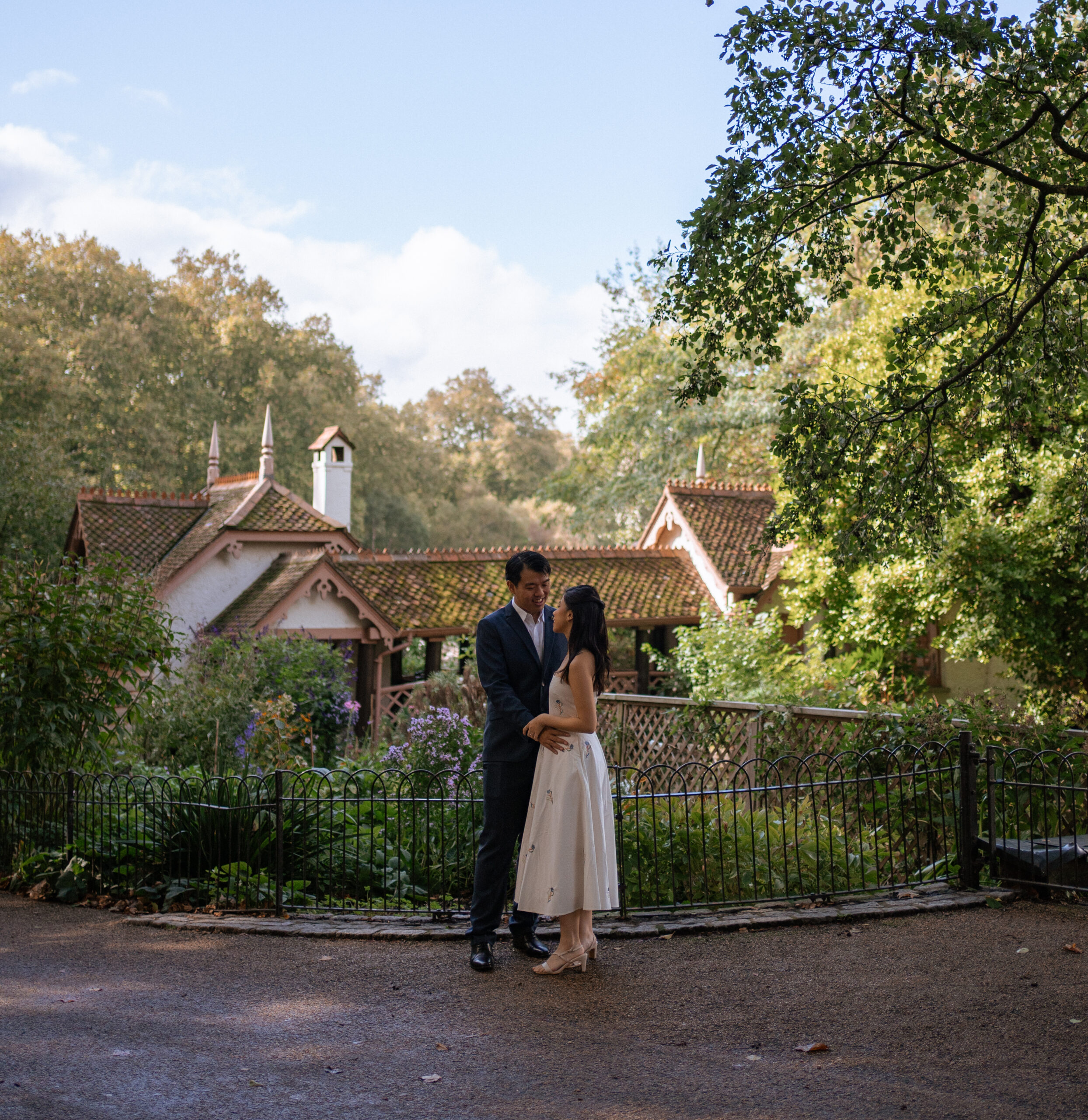 pre-wedding shoot in st james's park 