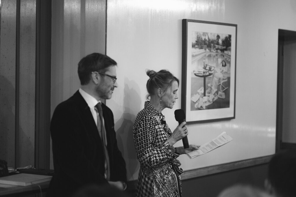 family speeches in the garden room at the italian greyhound