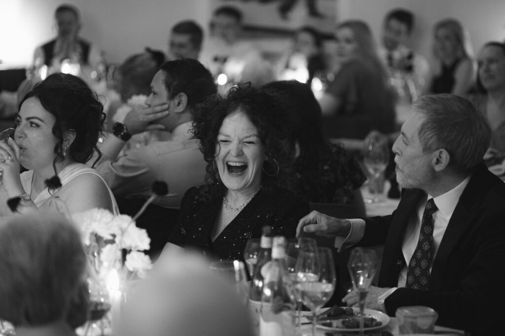 guest reactions to speeches