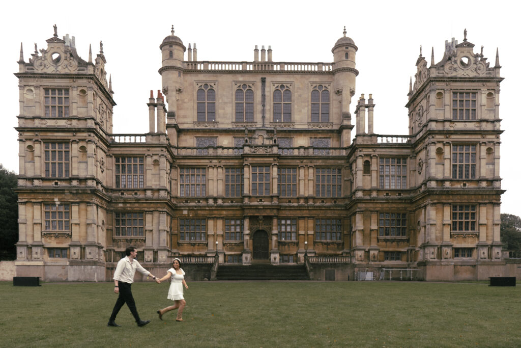 wollaton hall engagement photoshoot