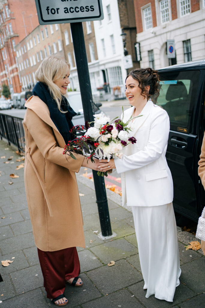london taxi portraits with riley and guests