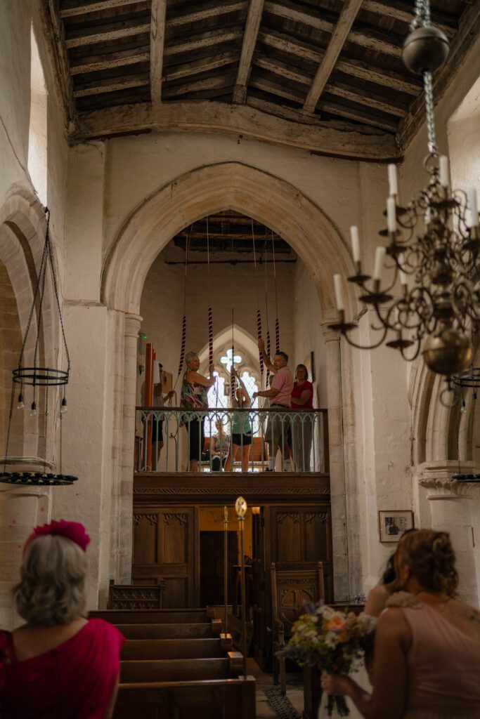 church visit to watch the bell ringers