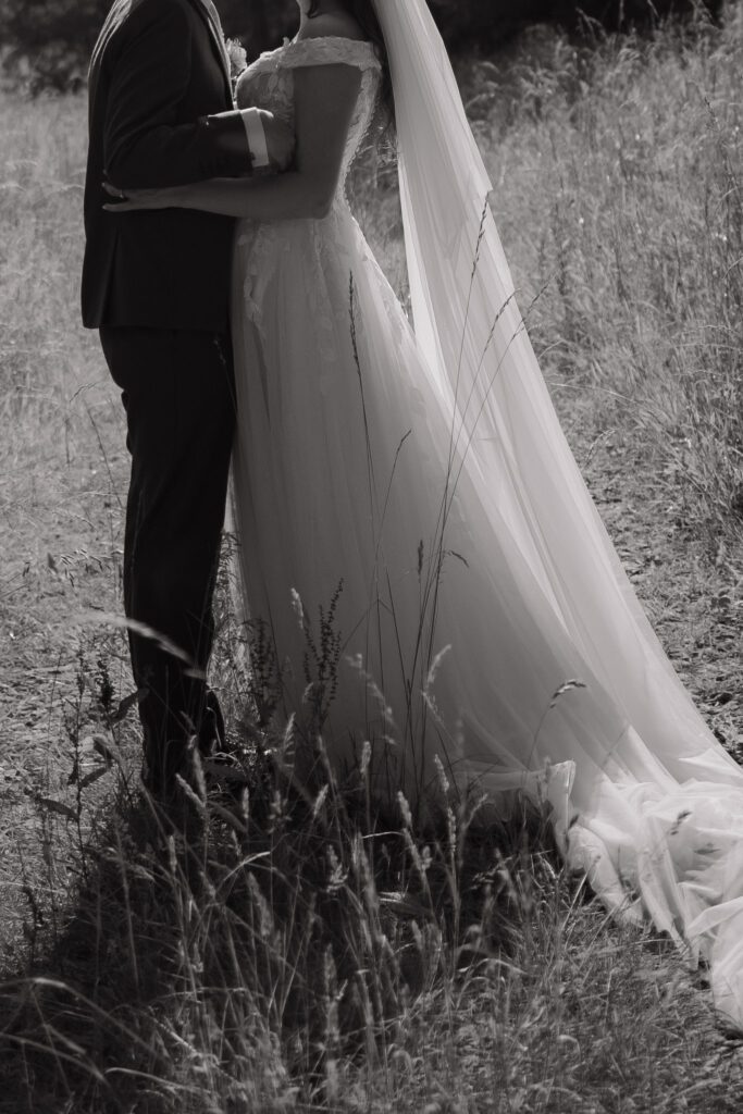 woodland wedding portraits at dibbins wood, deene park