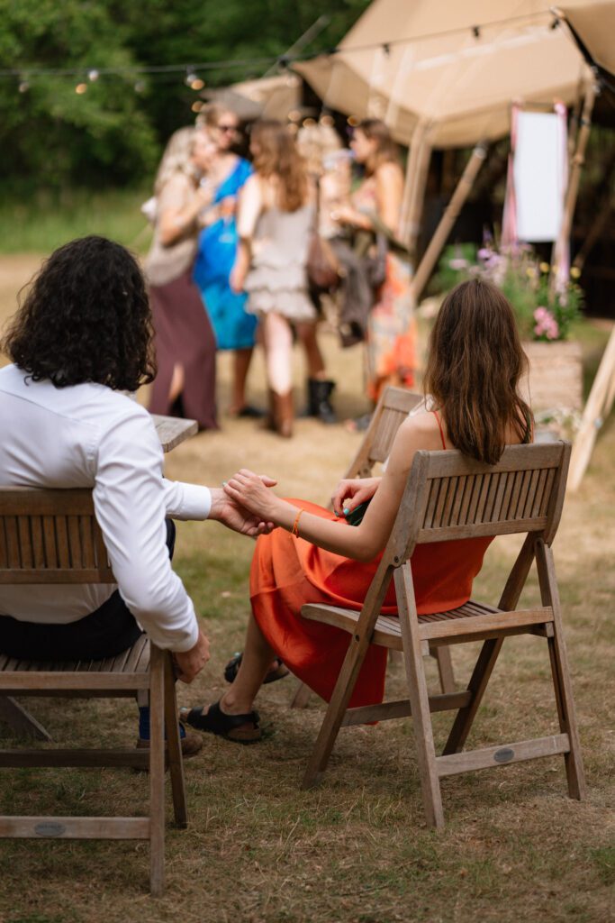 tipi wedding at dibbins wood