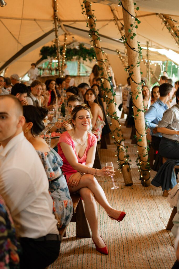 tipi wedding at dibbins wood