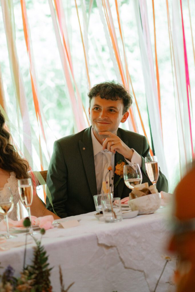 tipi wedding at dibbins wood