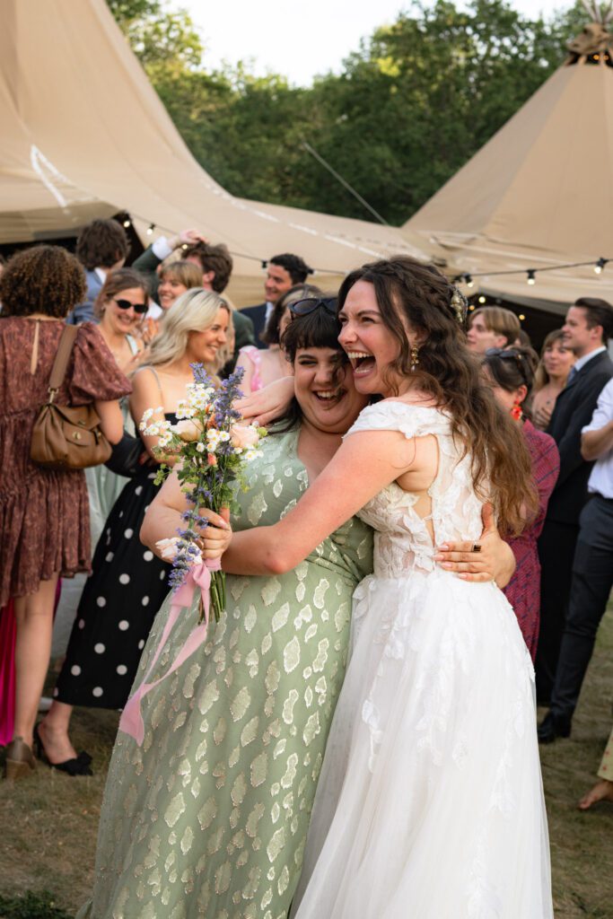 tipi wedding at dibbins wood