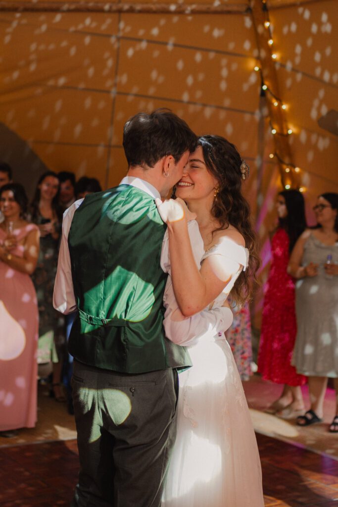 tipi wedding at dibbins wood