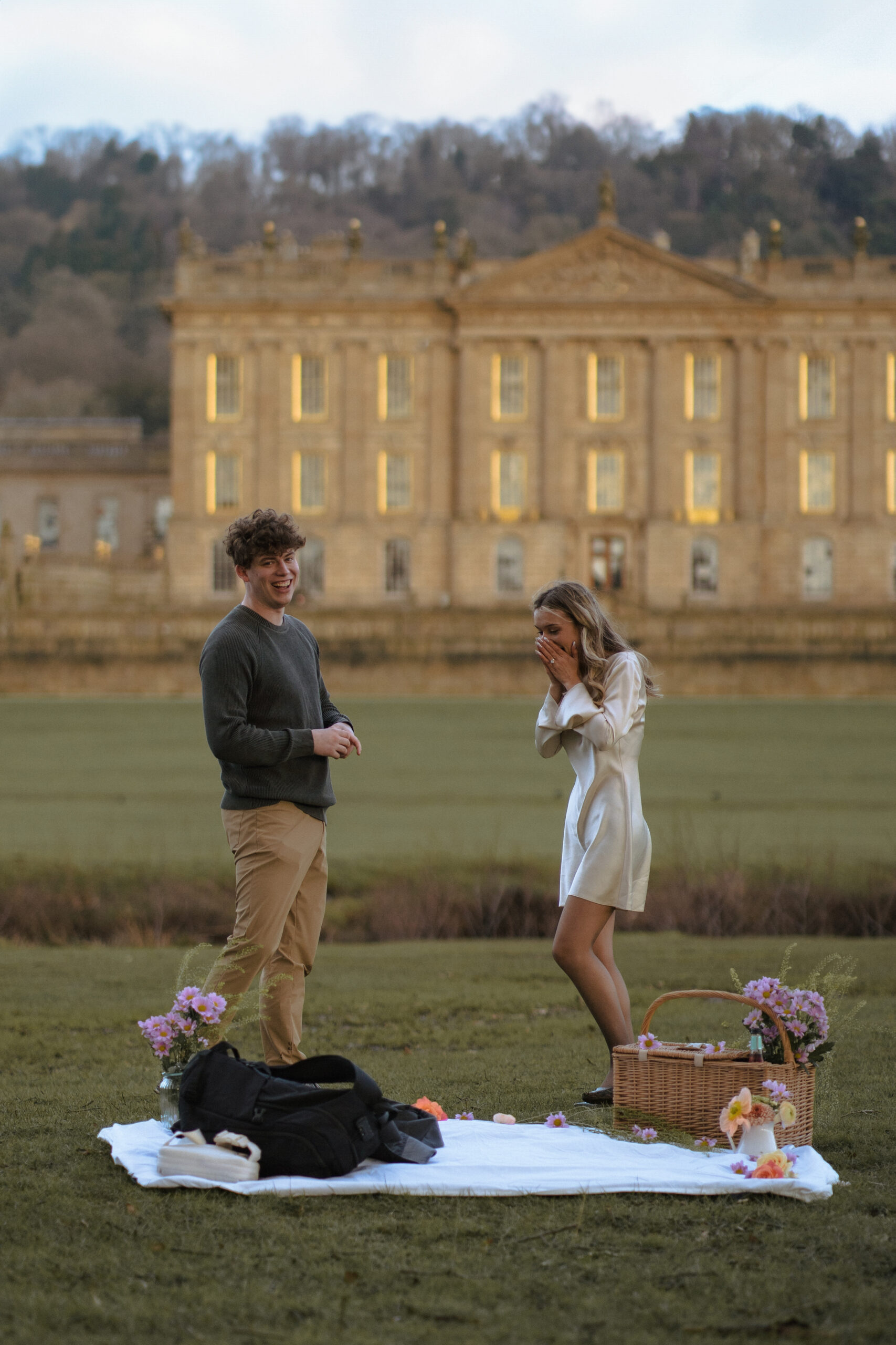 proposal at chatsworth house