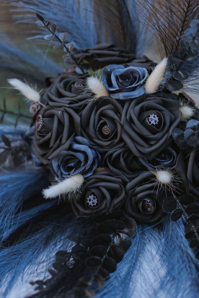 steampunk wedding flowers