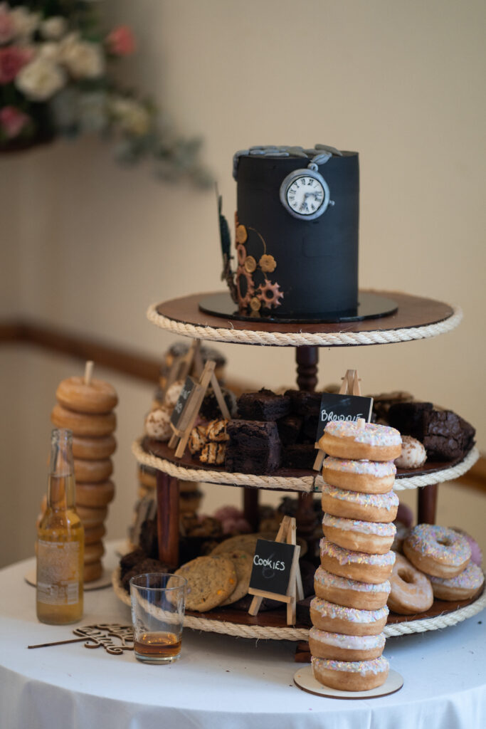 steampunk wedding cake