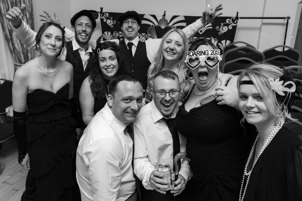 peaky blinders wedding theme dancefloor photos