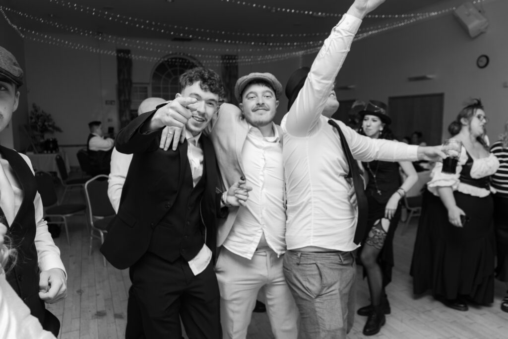 peaky blinders wedding theme dancefloor shots