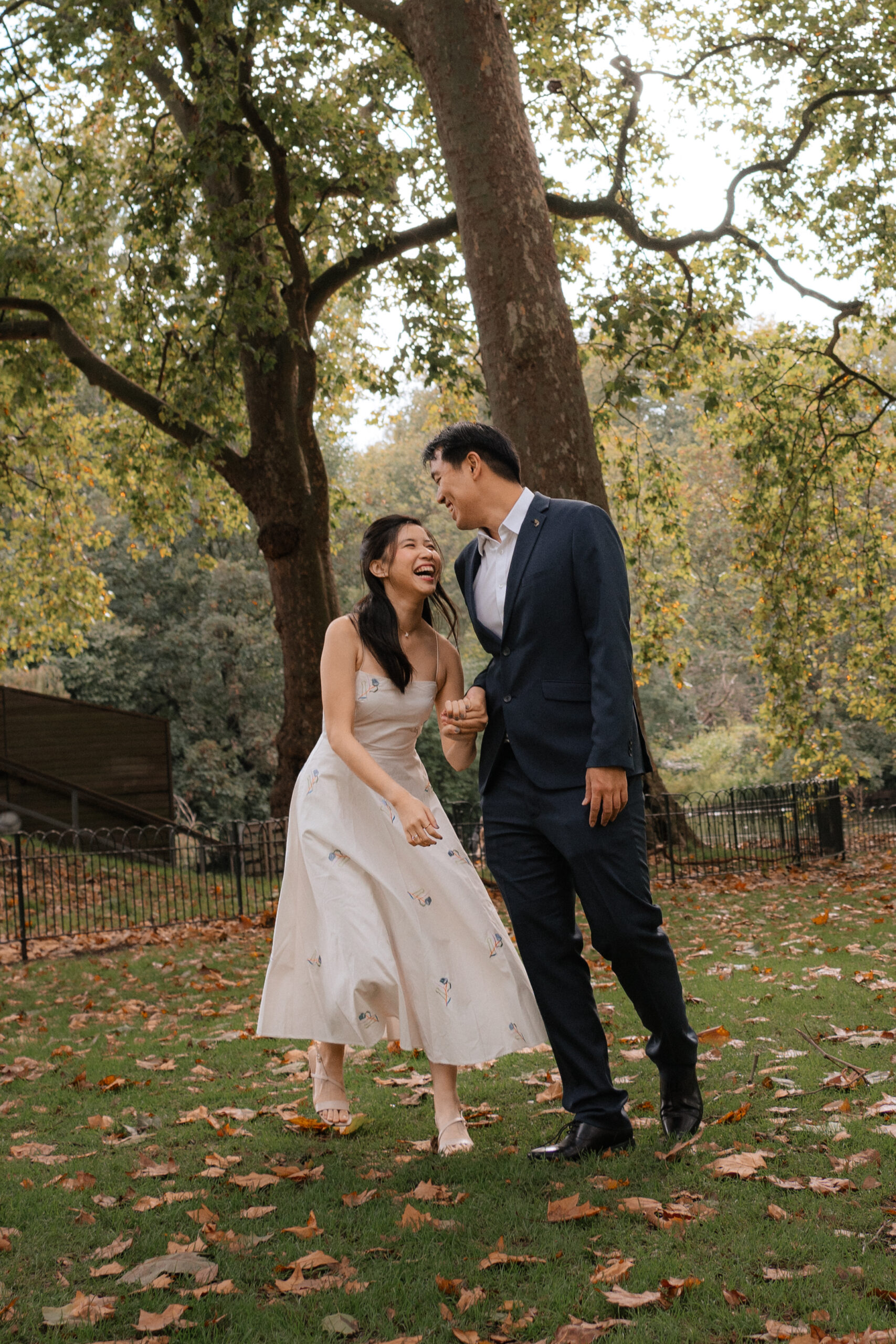 pre-wedding shoot in st james's park 