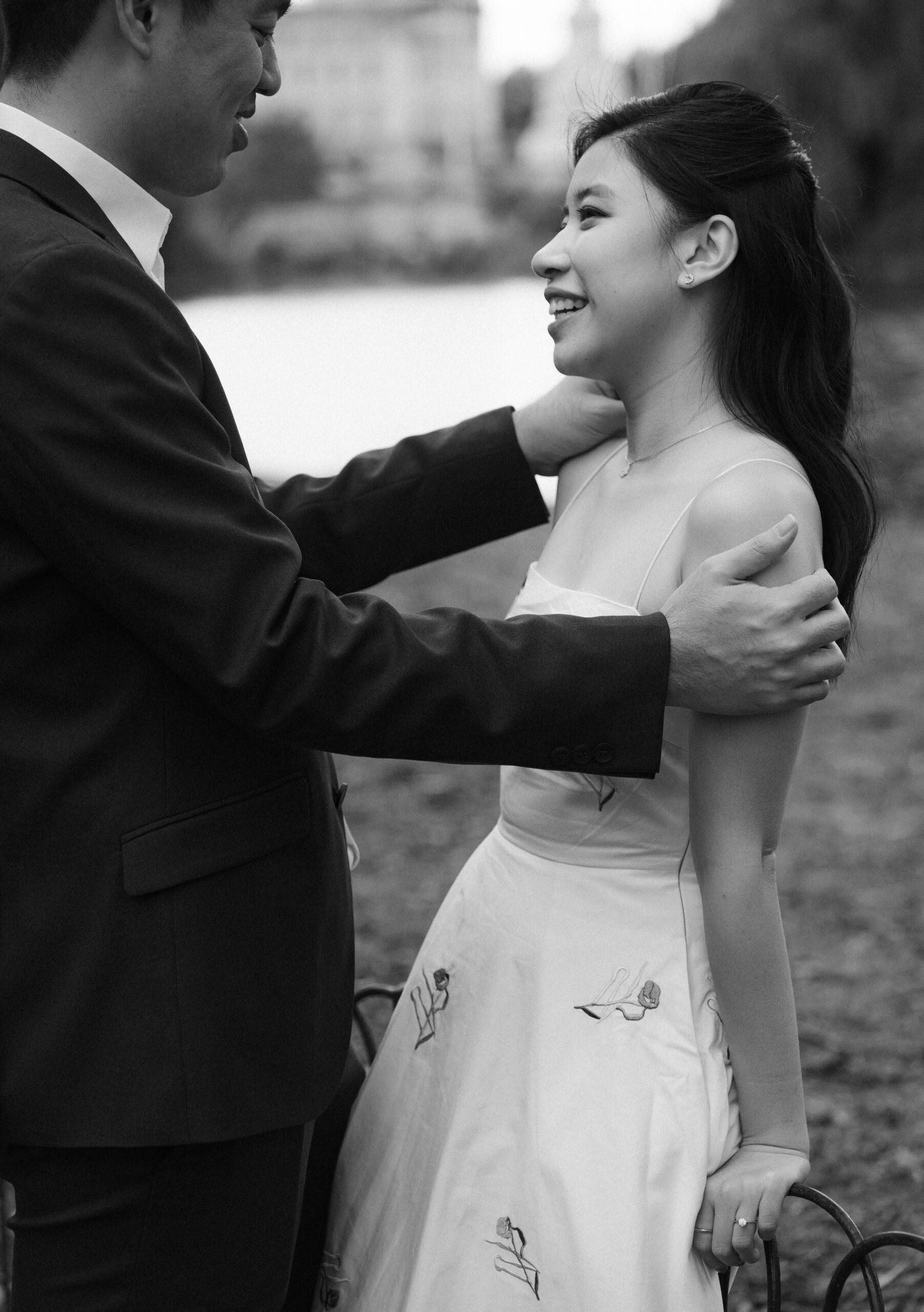 pre-wedding shoot in st james's park 