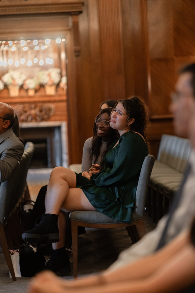 civil ceremony in Westminster room at old marylebone town hall 