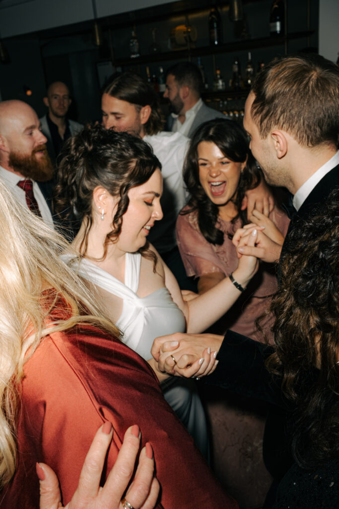 wedding reception at the italian greyhound in marylebone