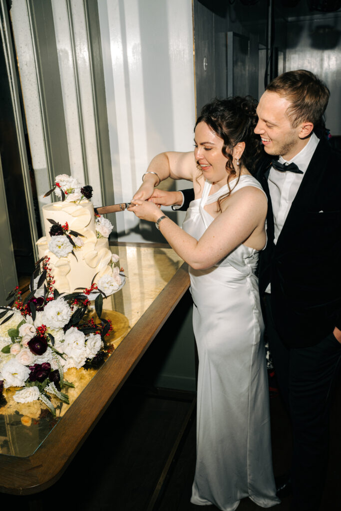 wedding reception at the italian greyhound in marylebone