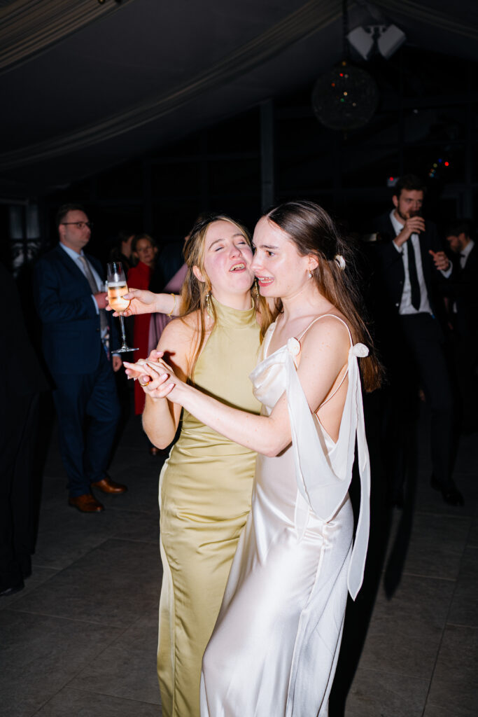 dancefloor moments during wedding at baddow park house