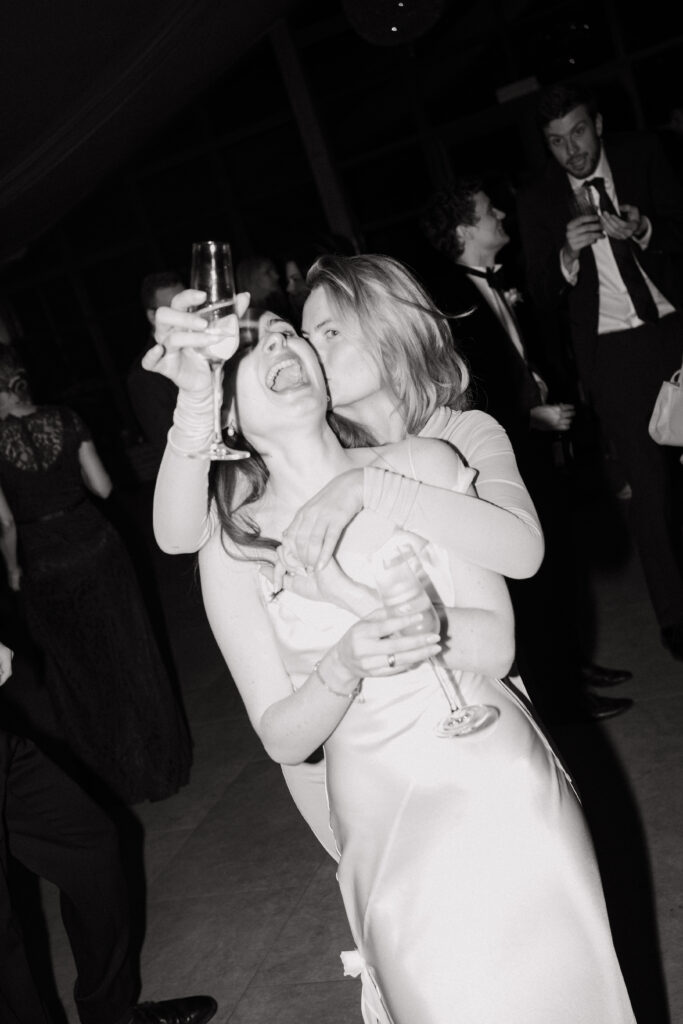 dancefloor moments during wedding at baddow park house