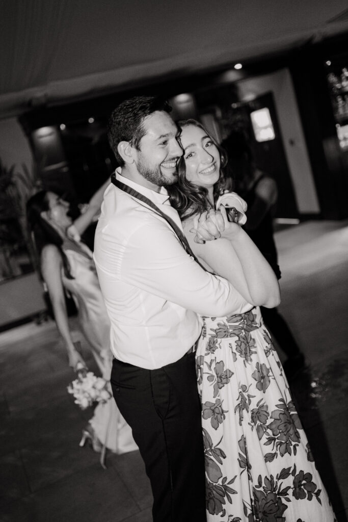dancefloor moments during wedding at baddow park house