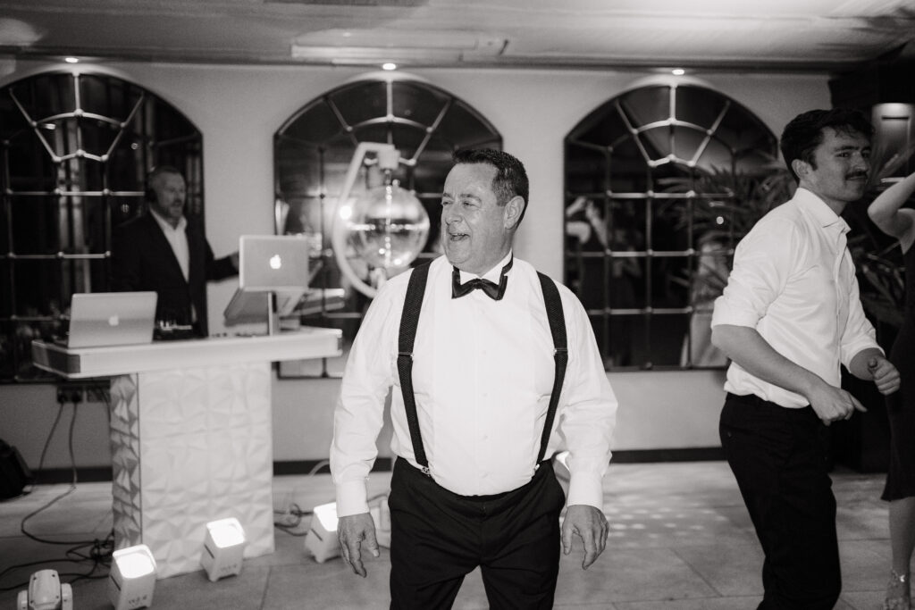 dancefloor moments during wedding at baddow park house