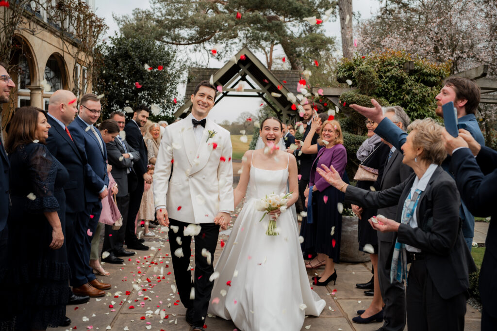 confetti shot for charlotte and jonathan
