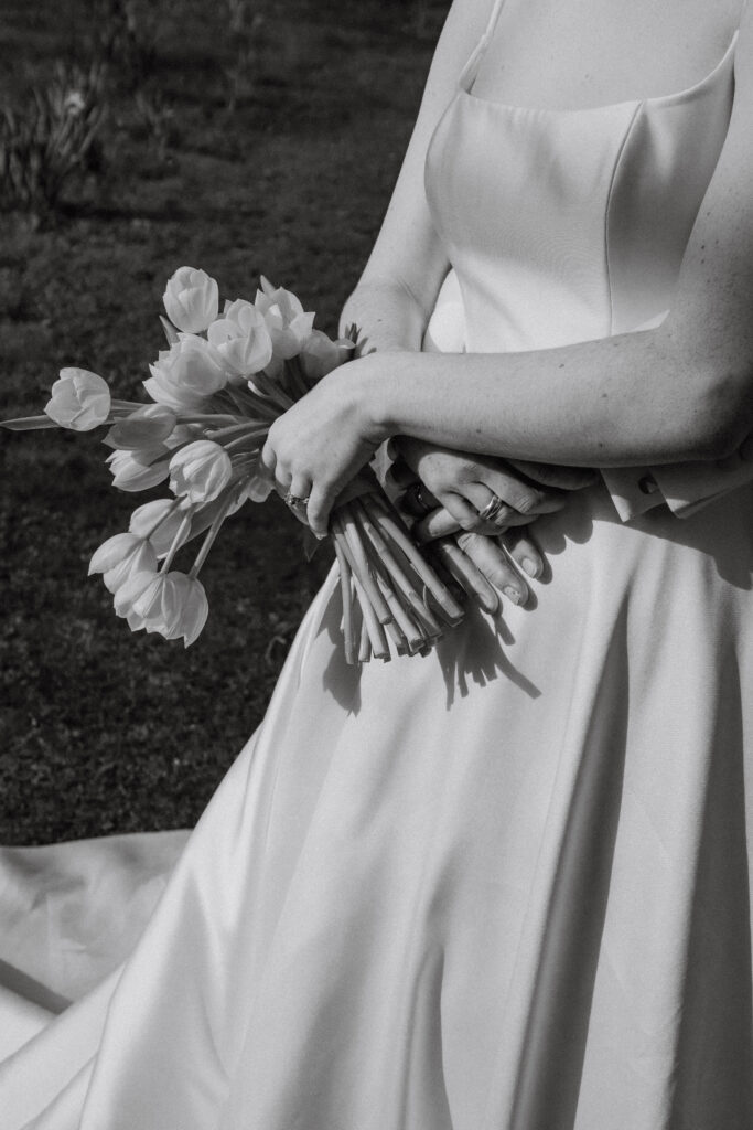 detail shot during spring wedding portraits at baddow park house